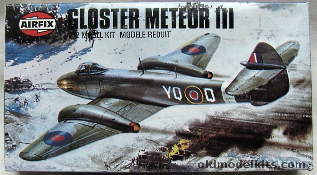 Airfix 1/72 Gloster Meteor III, 02038-1 plastic model kit